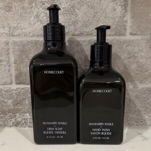 Empty Homecourt Bottles- Hand and Dish Soap Set